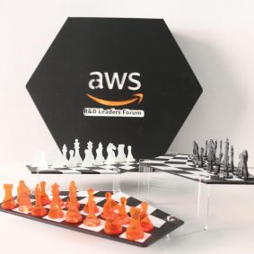 לוח שחמט תלת מימדי לחברת אמזון